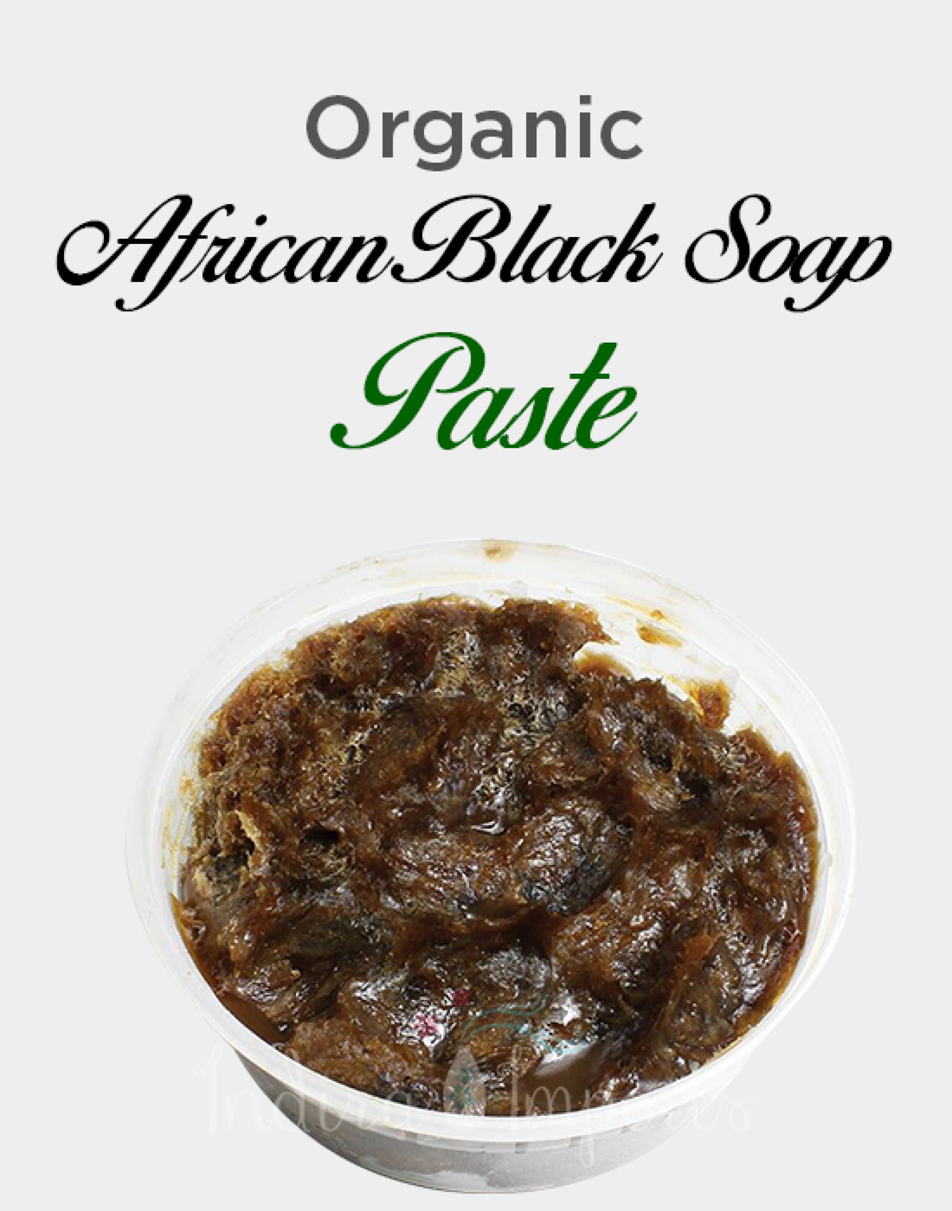 Organic African Black Soap Paste
