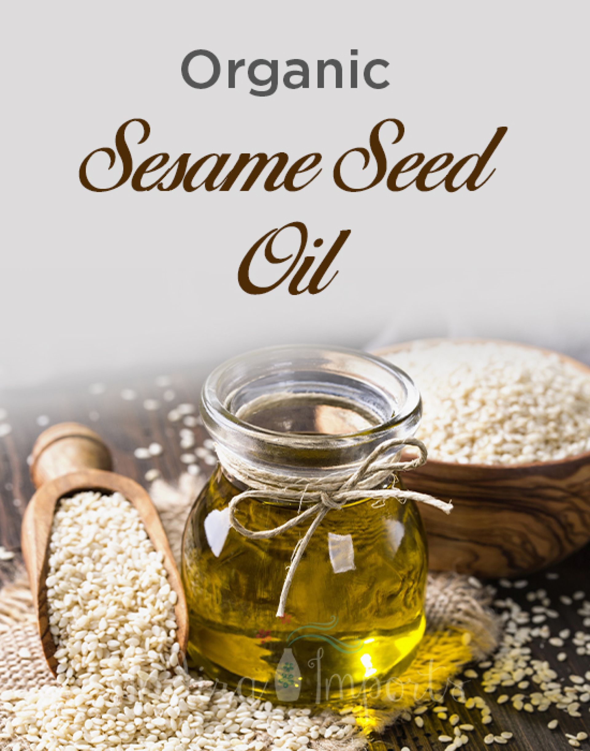 100% Pure Organic Sesame Seed Oil
